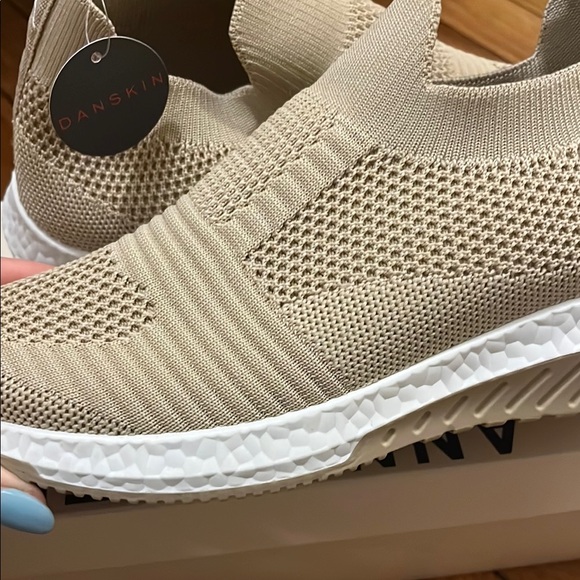 Danskin Light Tan Knit Sneakers - Picture 4 of 5